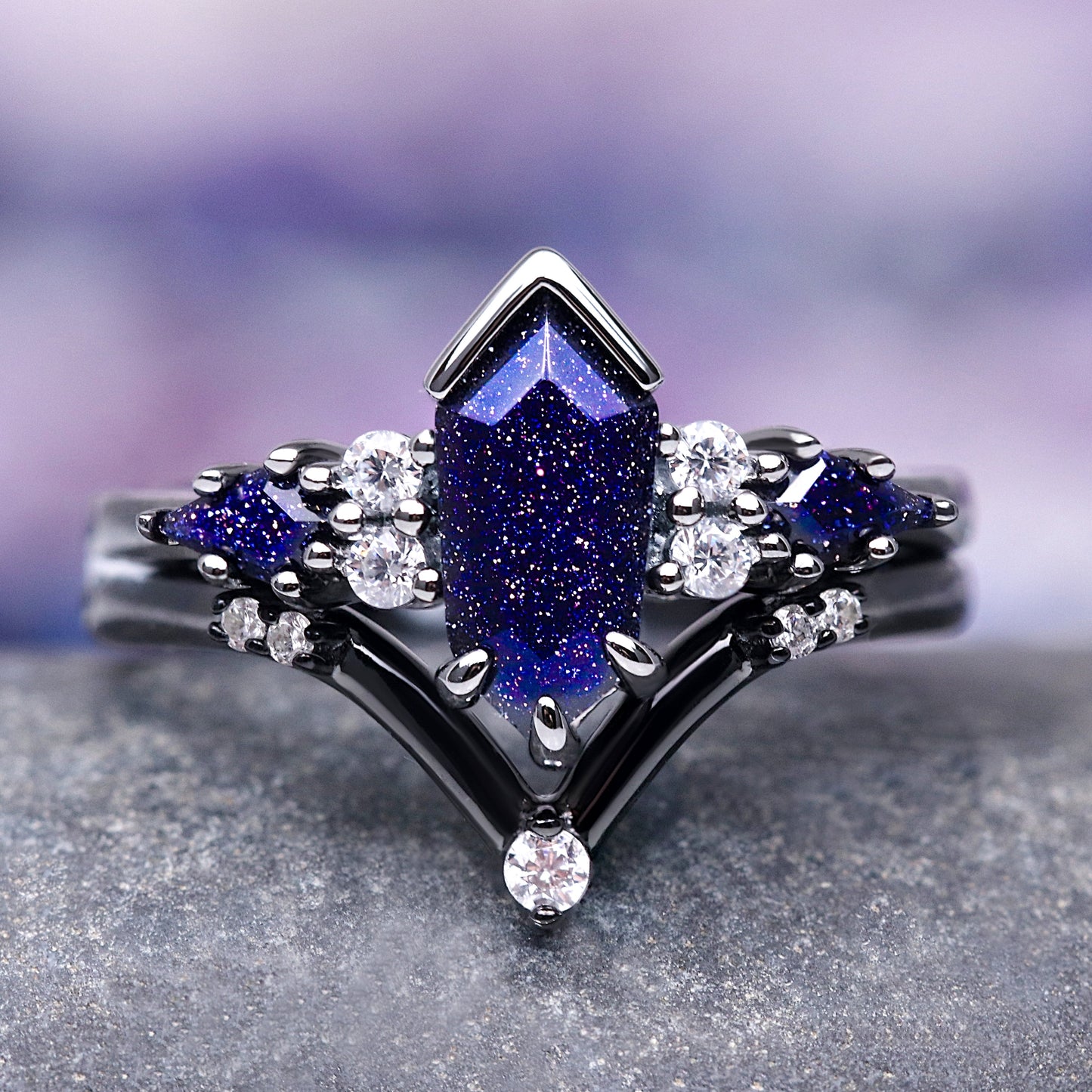 Starry Night™ Couples Ring Set