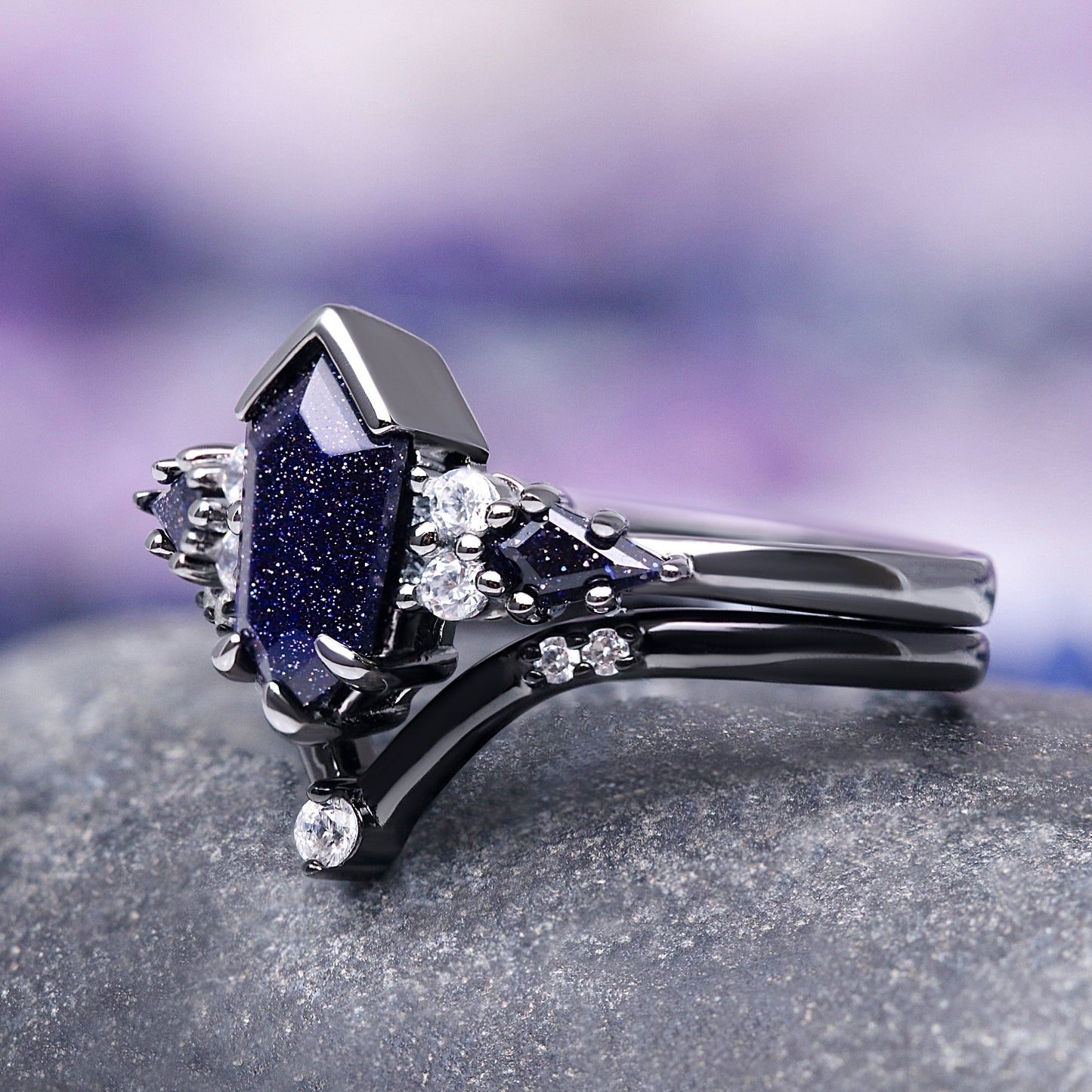 Starry Night™ Couples Ring Set