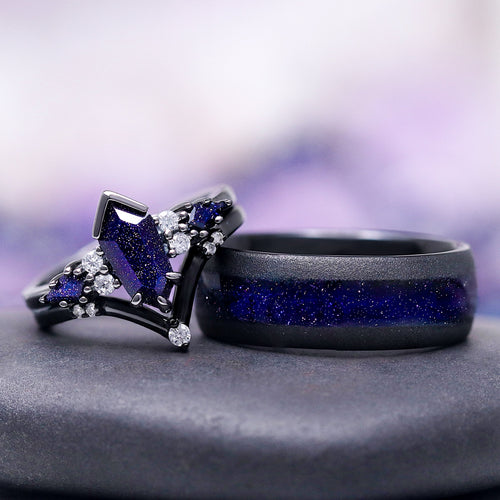 Starry Night™ Couples Ring Set