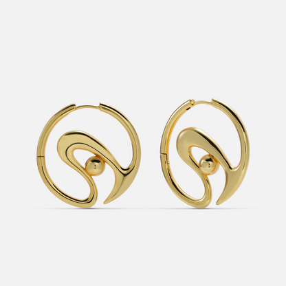 LIQUID ORBIT EARRINGS