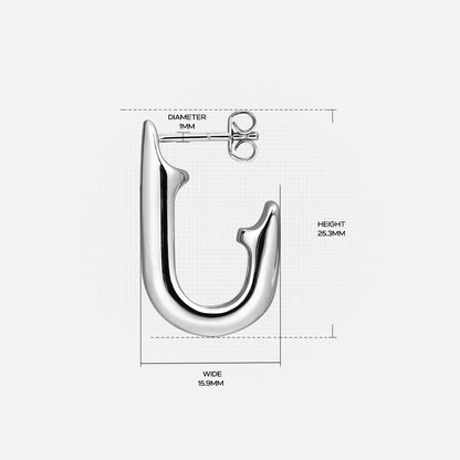 LIQUID CURVE EARRINGS