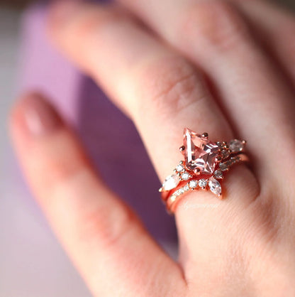 Skye Kite® Morganite Couples Ring Set