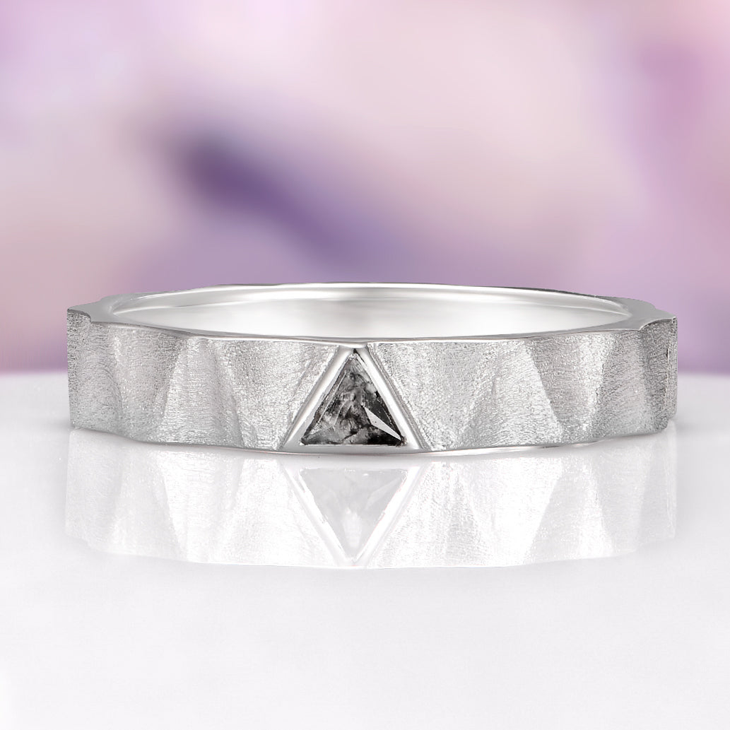 Galaxy Herkimer Diamond Couples Ring Set