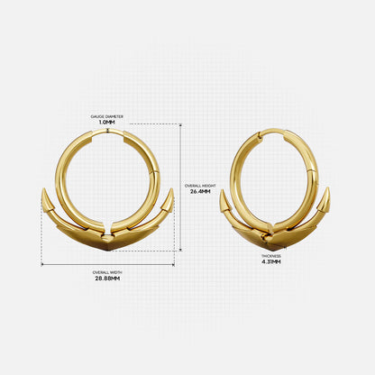 JOINT CLAW EARRINGS