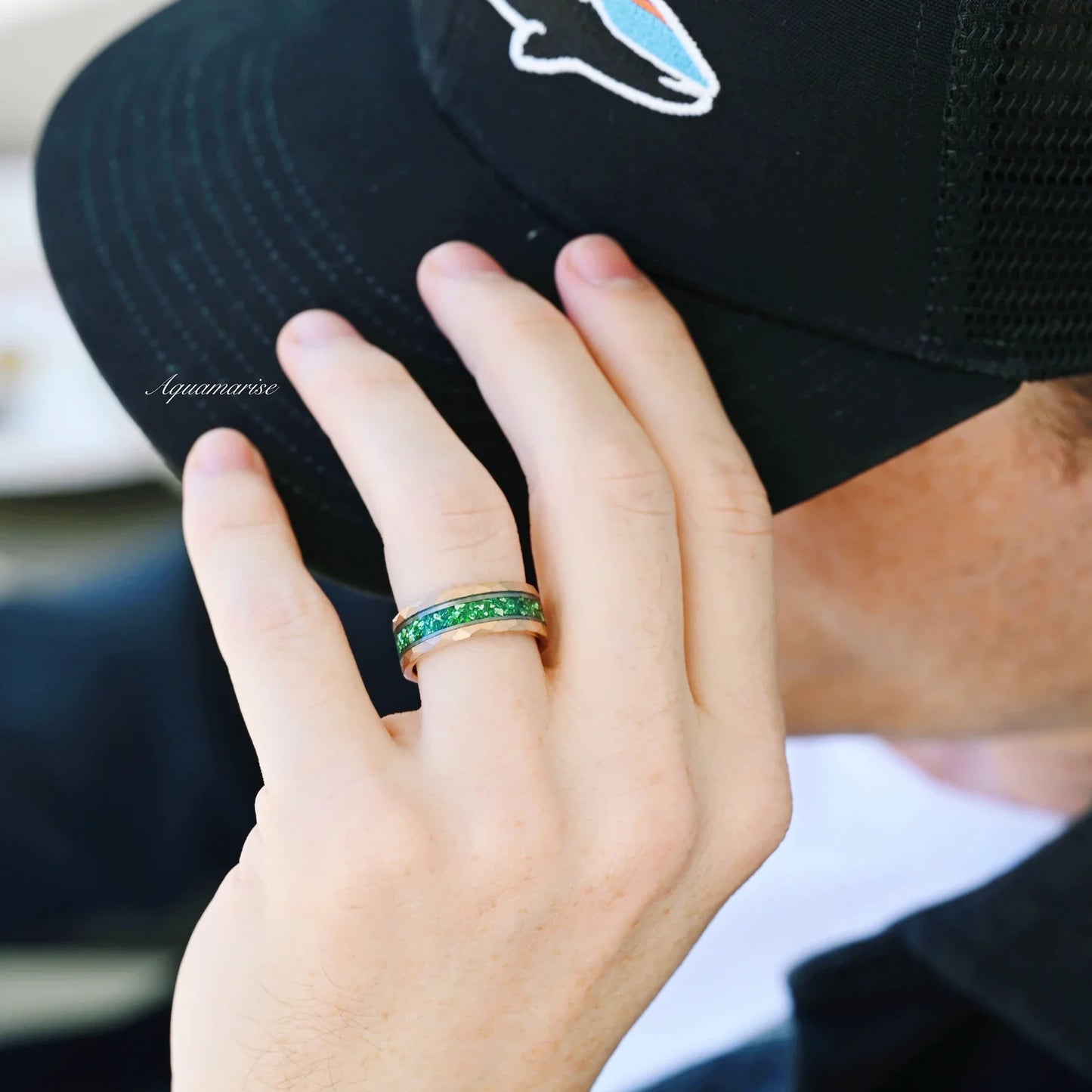 Skye Kite® Emerald Couples Ring Set