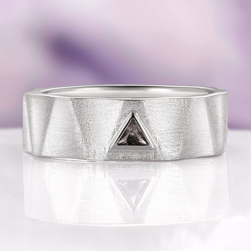 Galaxy Herkimer Diamond Couples Ring Set