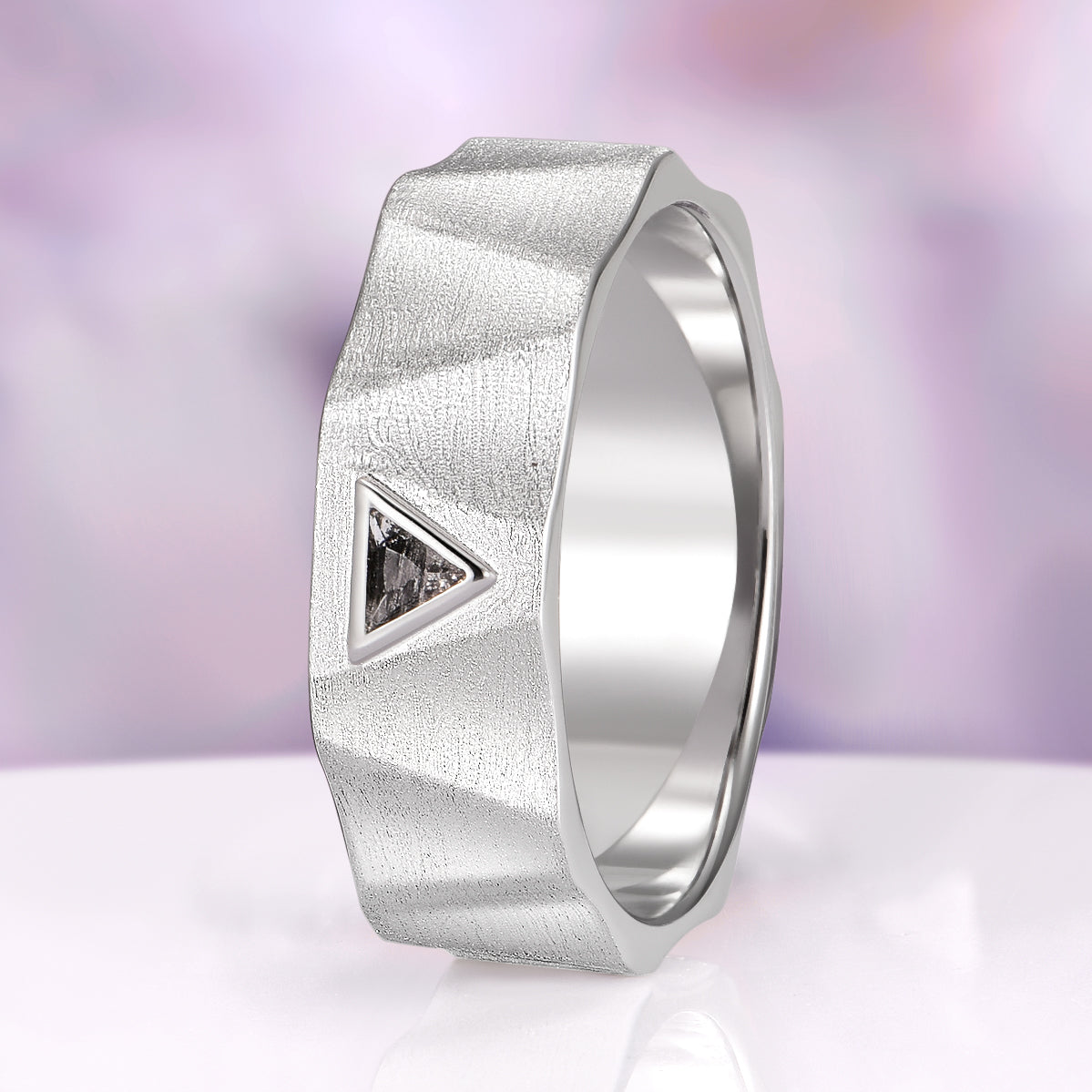 Galaxy Herkimer Diamond Couples Ring Set