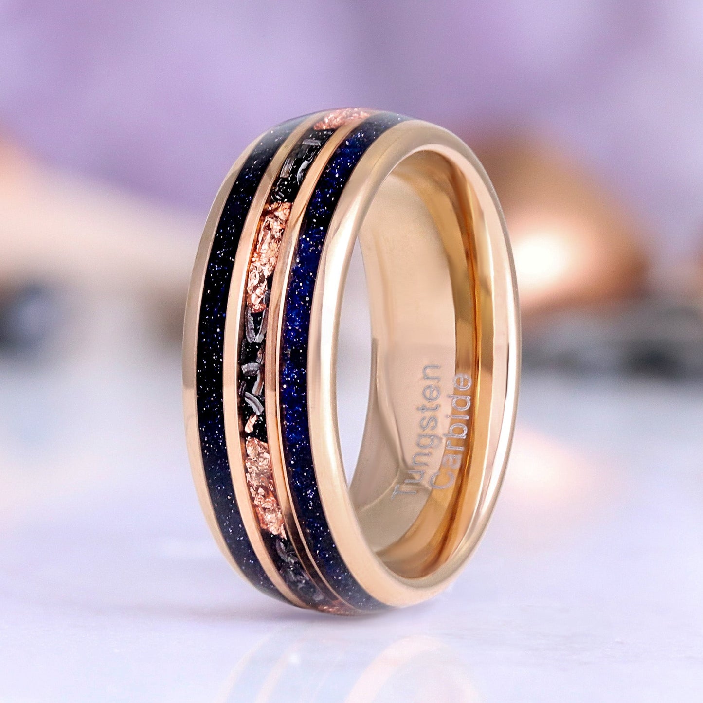 Galaxy Sandstone Couples Ring Set