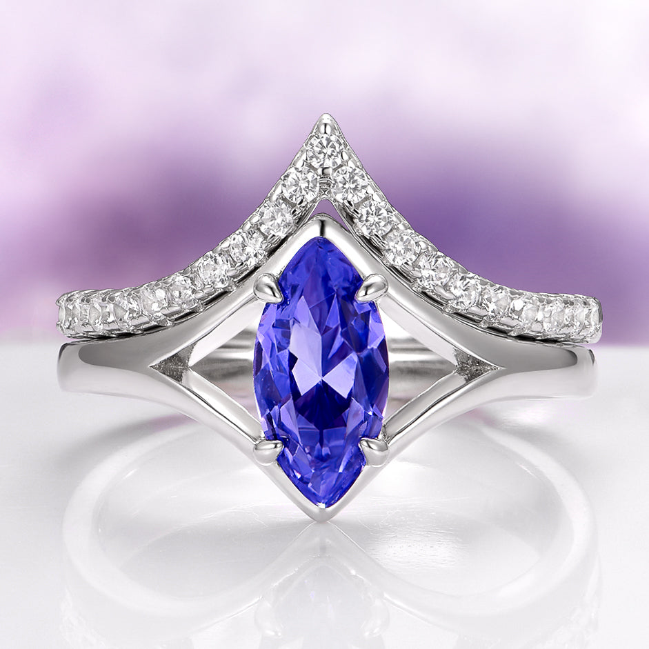 Orion Nebula™ & Tanzanite Couples Ring Set