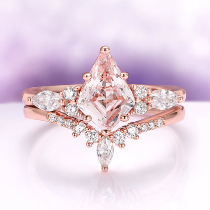 Skye Kite® Morganite Couples Ring Set
