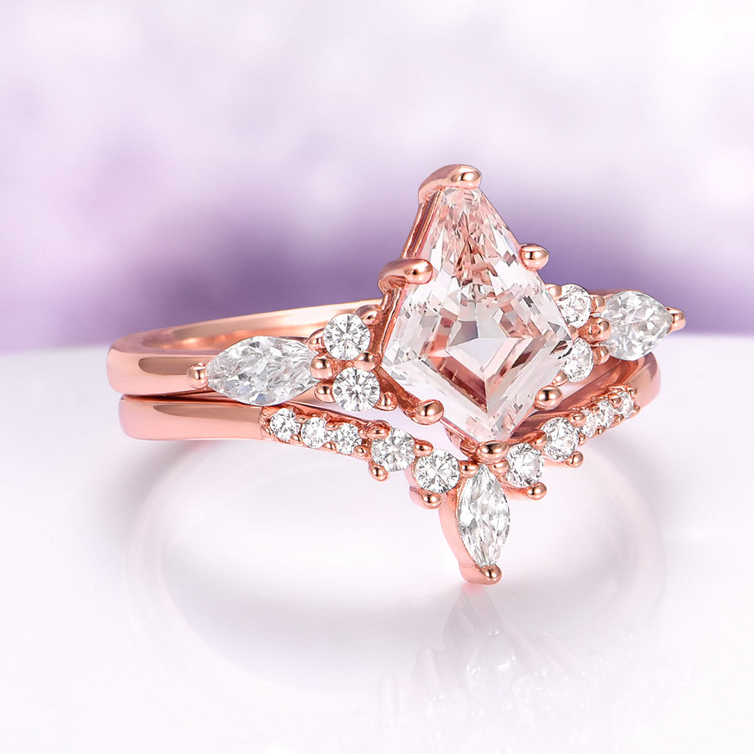 Skye Kite® Morganite Couples Ring Set