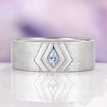 Elowen Aquamarine Couples Ring Set