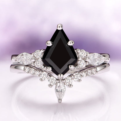 Skye Kite™ Black Onyx Couples Ring Set