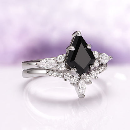 Skye Kite® Black Onyx Couples Ring Set