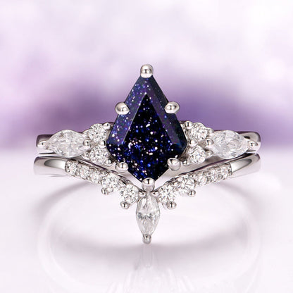 Skye Kite® Starry Night Couples Ring Set