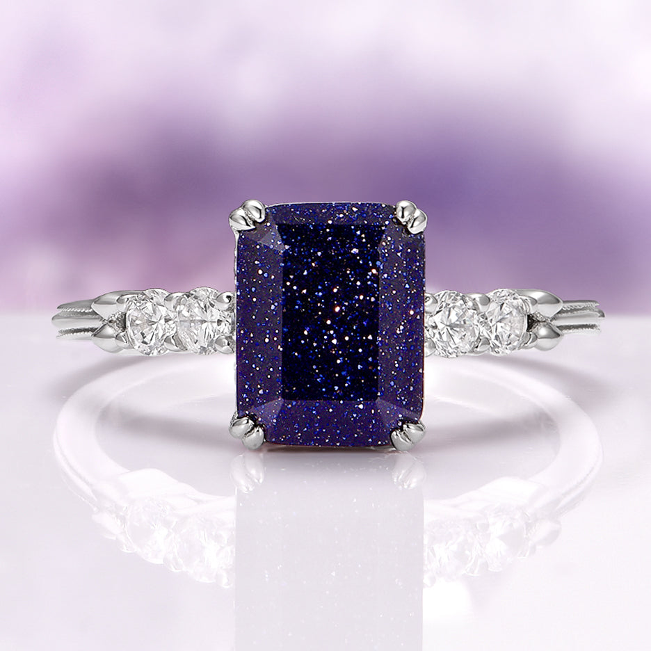 Starry Night Couples Ring Set- Night Court Inspired