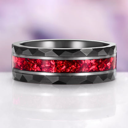Skye Kite®  Natural Red Garnet Couples Ring Set