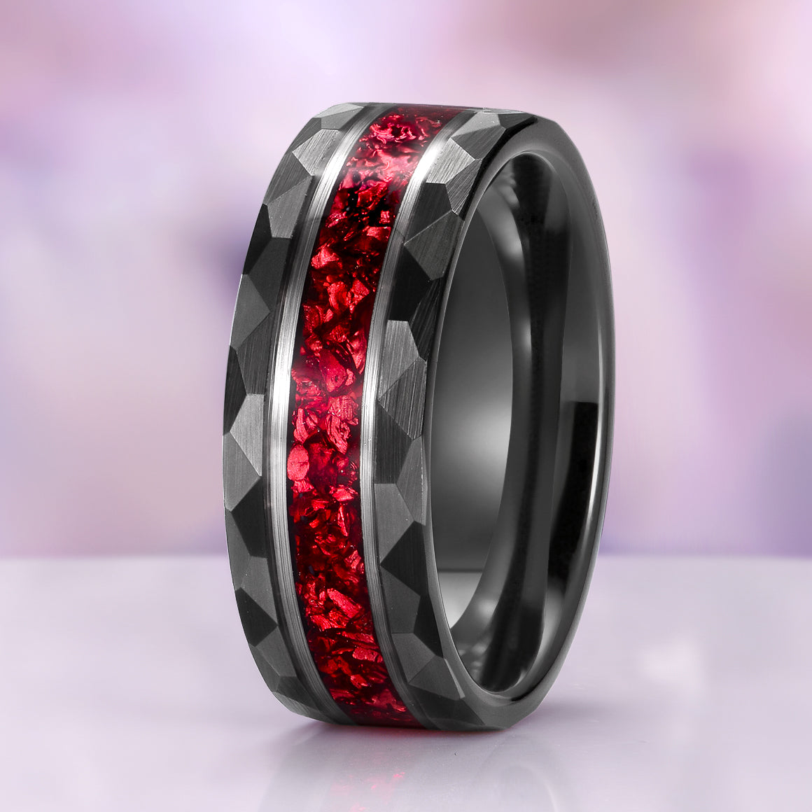 Skye Kite®  Natural Red Garnet Couples Ring Set