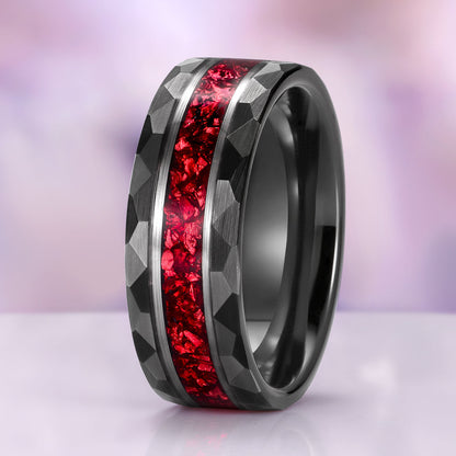 Skye Kite®  Natural Red Garnet Couples Ring Set