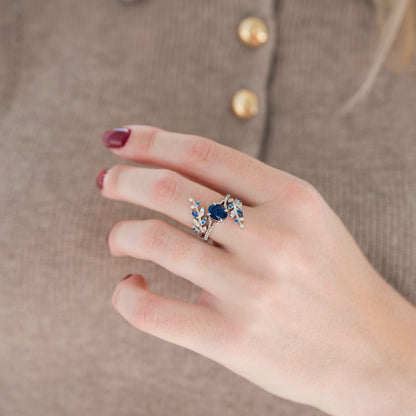 Starry Night & Trees Couples Ring Set