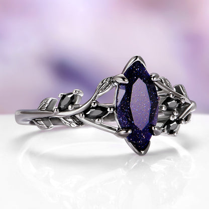 Rowan Starry Night™ & Black Onyx Couples Ring Set