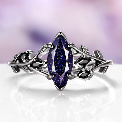 Rowan Starry Night™ & Black Onyx Couples Ring Set