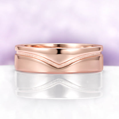 Hexagon Morganite Couples Ring Set