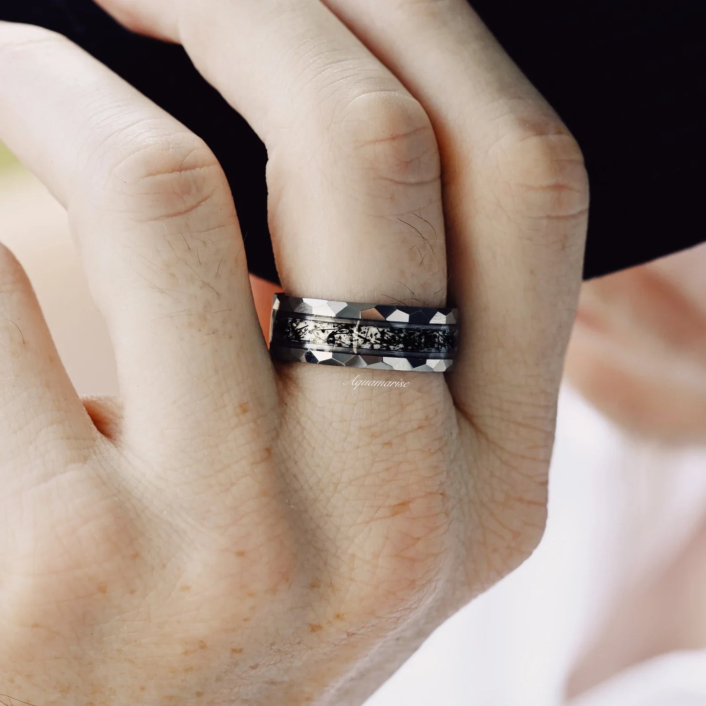 Rutilated Quartz Couples Ring Set
