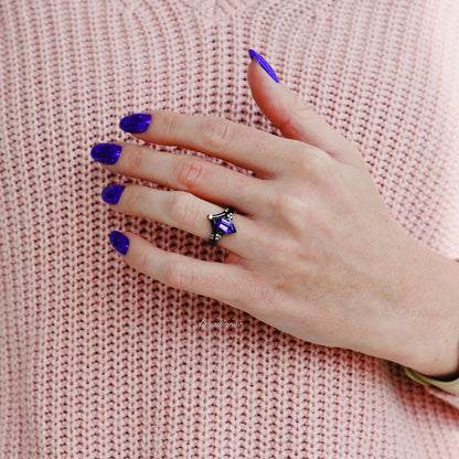Orion Nebula™ & Tanzanite Couples Ring Set