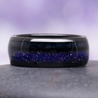 Starry Night™ Geometric Couples Ring Set